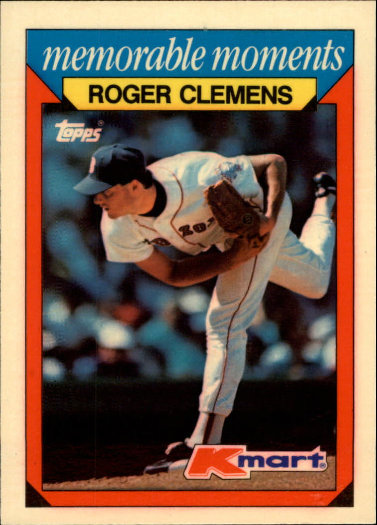 1988 K-Mart Baseball Cards     007      Roger Clemens